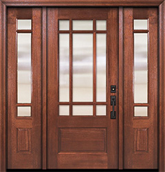 9 Lite Marginal Door with Sidelights