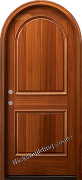 RT2P Round Top Doors 2 Panel V-grooves