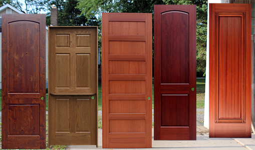 Interior Doors Mahogany Oak Alder Maple Wood Doors