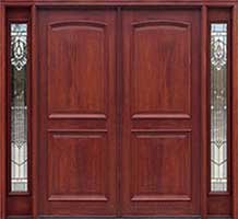 Mahogany replacement doors