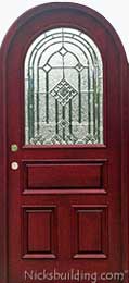 3004 Round Top Glass Door