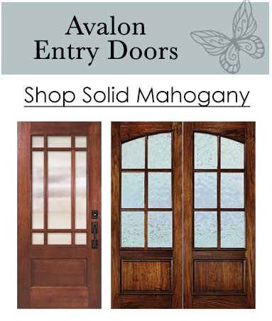 Solid Mahogany Entry Doors