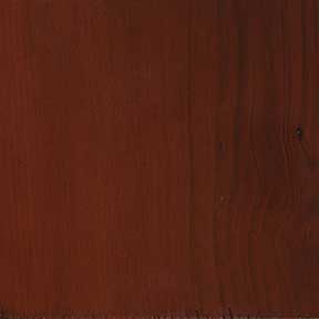 Cedar door stained with Red Mahogany finish
