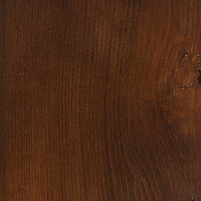Cedar door stained with Special Walnut finish