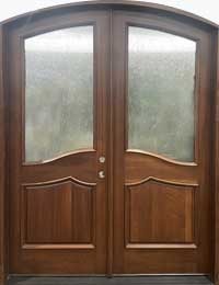 The Chalet Arched Exterior Double Doors