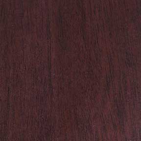 Exterior teak door stained with Dark Red Mahogany finish