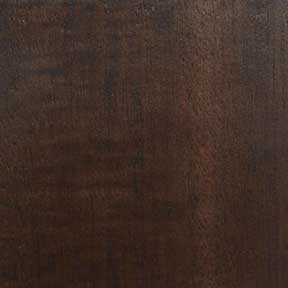 Interior mahogany door stained with Dark Walnut finish