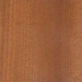 Interior mahogany door stained with Golden Oak finish
