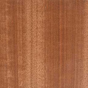 Interior mahogany door stained with Natural finish