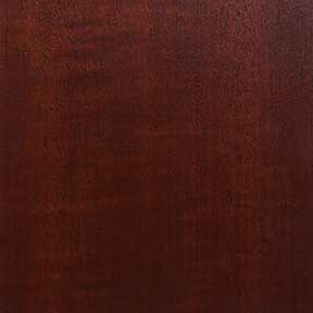 Interior mahogany door stained with Red Oak finish