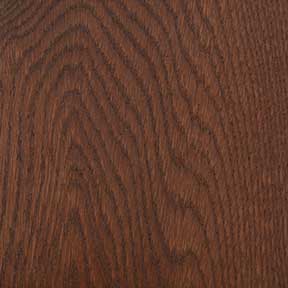 Interior red oak door stained with Colonial Maple finish