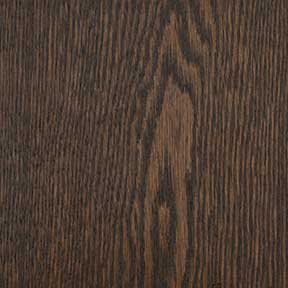 Interior red oak door stained with Dark Walnut finish