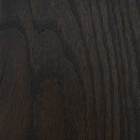 Interior red oak door stained with Espresso finish