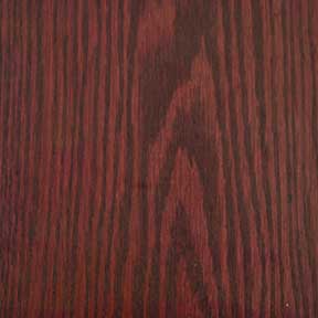 Interior red oak door stained with Red Mahogany finish