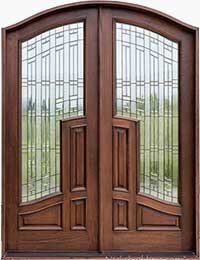 Mansion Double Arched Door