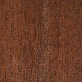Meranti door stained with Colonial Maple finish