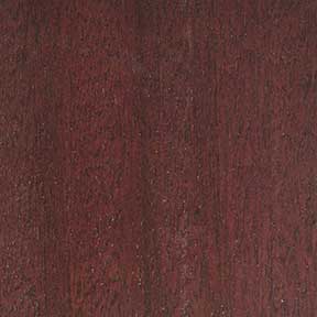 Meranti door stained with Dark Red Mahogany finish