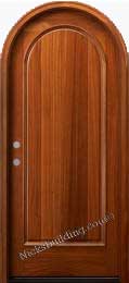 RT-1P Round Top Mahogany Entry Door