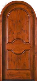 SW-84 Knotty Alder Round Top Door 2 Panels