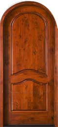 SW-85 Knotty Alder Round Top Door