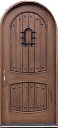 Teak Doors Arched Top Sonoma