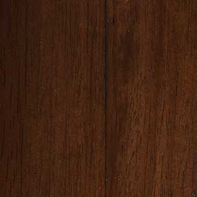 Exterior teak door stained with Special Walnut finish
