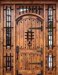 Vienna Rustic Double Arched Door