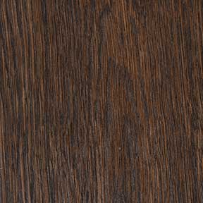 White oak interior door stained with Jacobean finish