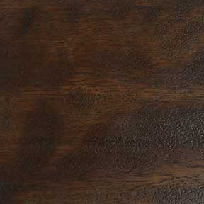 Brazilian Mahogany stained with Dark Walnut finish