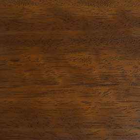 Brazilian Mahogany stained with Golden Oak finish