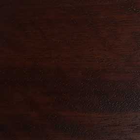 Brazilian Mahogany stained with Johnson Cherry finish