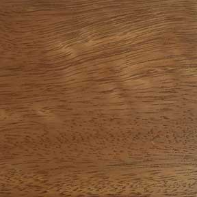 Brazilian Mahogany stained with Natural finish