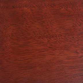 Brazilian Mahogany stained with Red Oak Door finish