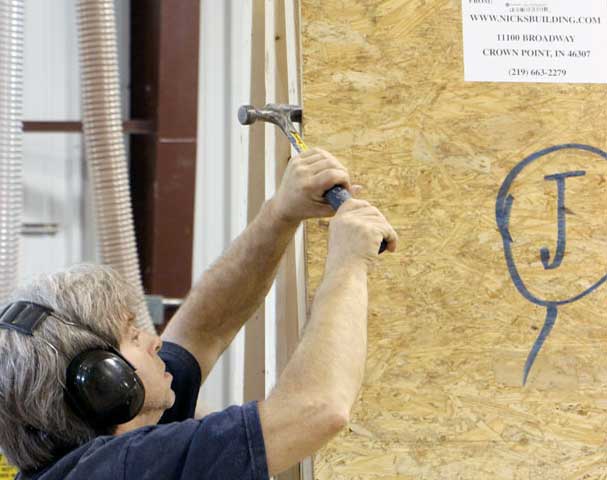 Step 2: Remove the top plywood panel