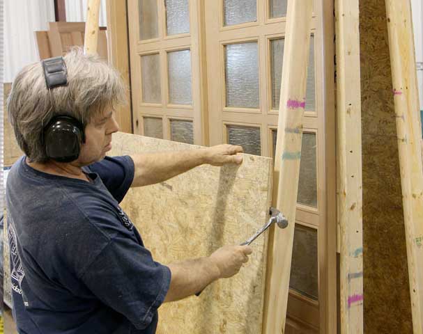 Step 3: Remove the bottom plywood panel