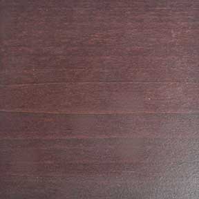 Exterior Knotty Alder stained with Dark Red Mahogany finish