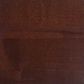 Exterior Knotty Alder stained with Johnson Cherry finish