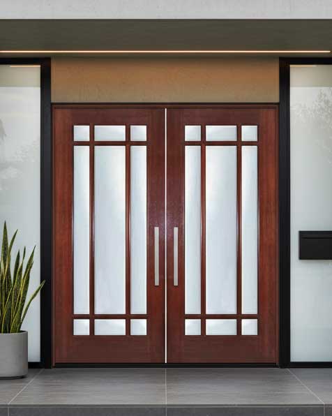 Mai Mahogany Doors