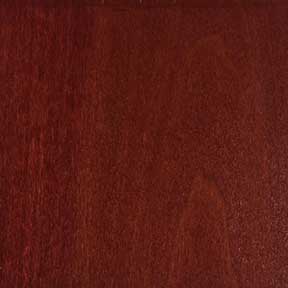 Poplar interior door stained with Red Oak finish