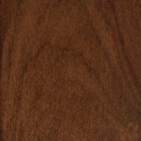 Poplar interior door stained with Colonial Maple finish