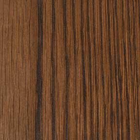 White oak interior door stained with Dark Walnut finish