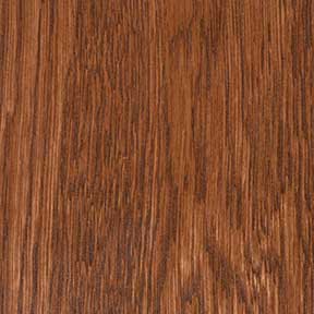 White oak interior door stained with Colonial Maple finish