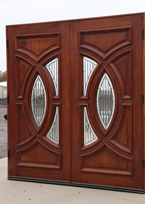 Outswing double door