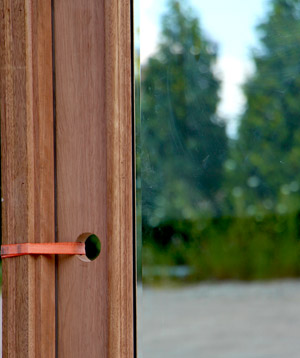 Full-lite Exterior Door closeup