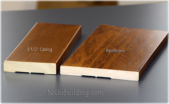 Flat Casing and Baseboards