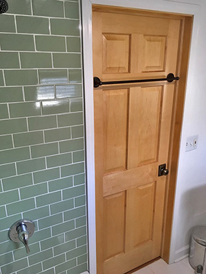 Maple Bathroom Doors