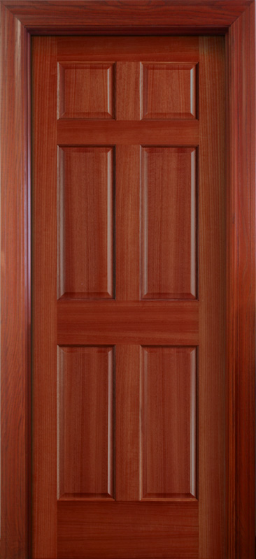 wood 9 door panel 6 Doors Solid Wood Interior  Panel Doors Mahogany