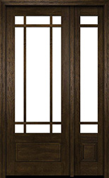 9 lite prairie door with sidelight
