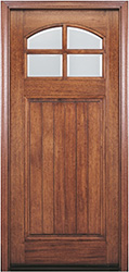 4 Lite Craftsman Single door