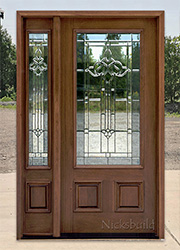 Front Door With Single Sidelight